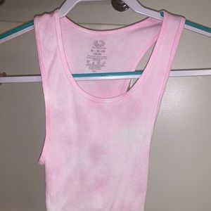 Tie Dye crop top (pink)